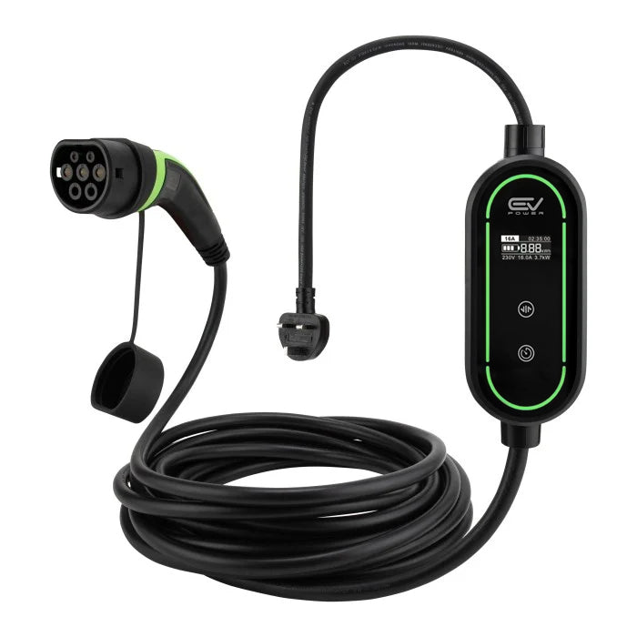 Type 2 to 3 Pin Charging Cable