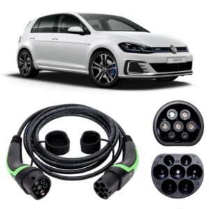 Volkswagen golf gte phev ev charging cable