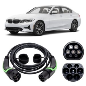 BMW 330e charging cable