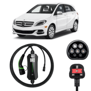 Mercedes B Class E-Cell EV Charging Cable - Type 2 to 3 Pin Charging Cable