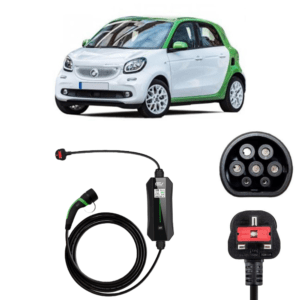 Smart ForFour ED Charging Cable - Type 2 to 3 Charging Cable
