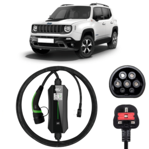 Jeep Renegade 4xe Charging Cable - Type 2 to 3 Pin Charging Cable